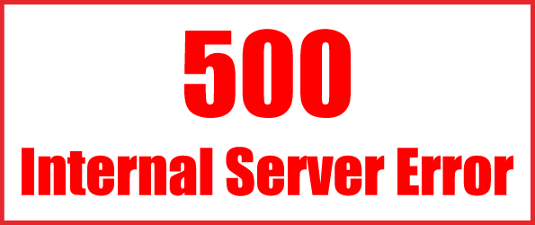 500 INTERNAL SERVER ERROR